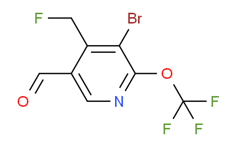 AM181347 | 1804602-15-0 | 3-Bromo-4-(fluoromethyl)-2-(trifluoromethoxy)pyridine-5-carboxaldehyde