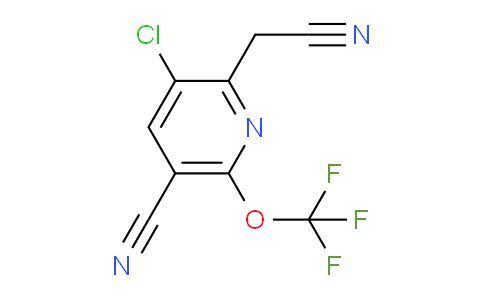 3-Chloro-5-cyano-6-(trifluoromethoxy)pyridine-2-acetonitrile