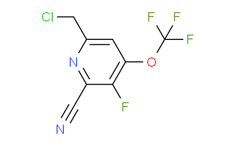6-(Chloromethyl)-2-cyano-3-fluoro-4-(trifluoromethoxy)pyridine