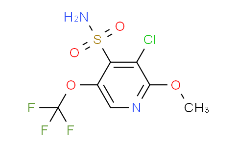 3-Chloro-2-methoxy-5-(trifluoromethoxy)pyridine-4-sulfonamide