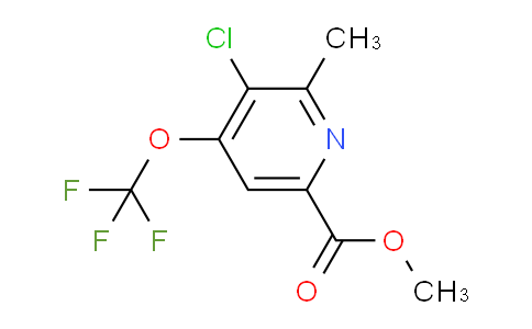 Methyl 3-chloro-2-methyl-4-(trifluoromethoxy)pyridine-6-carboxylate