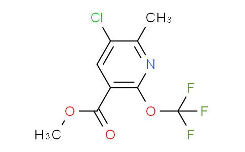 AM181376 | 1804557-59-2 | Methyl 3-chloro-2-methyl-6-(trifluoromethoxy)pyridine-5-carboxylate