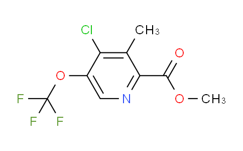 AM181390 | 1806117-93-0 | Methyl 4-chloro-3-methyl-5-(trifluoromethoxy)pyridine-2-carboxylate