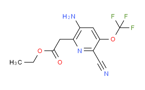 AM18140 | 1803476-91-6 | Ethyl 5-amino-2-cyano-3-(trifluoromethoxy)pyridine-6-acetate