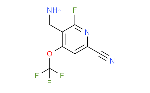 3-(Aminomethyl)-6-cyano-2-fluoro-4-(trifluoromethoxy)pyridine