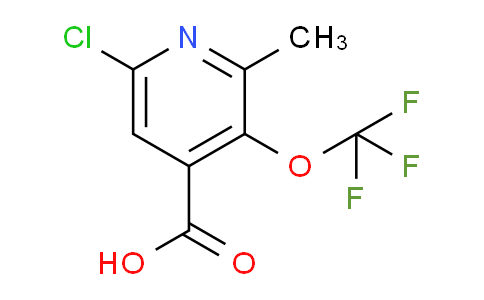6-Chloro-2-methyl-3-(trifluoromethoxy)pyridine-4-carboxylic acid