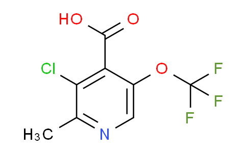 3-Chloro-2-methyl-5-(trifluoromethoxy)pyridine-4-carboxylic acid