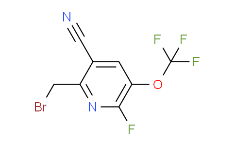 2-(Bromomethyl)-3-cyano-6-fluoro-5-(trifluoromethoxy)pyridine