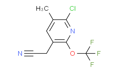 AM181479 | 1806098-60-1 | 2-Chloro-3-methyl-6-(trifluoromethoxy)pyridine-5-acetonitrile