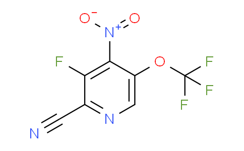2-Cyano-3-fluoro-4-nitro-5-(trifluoromethoxy)pyridine