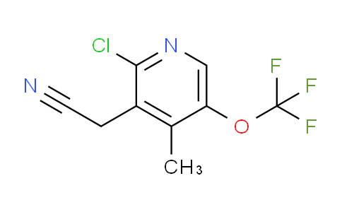 2-Chloro-4-methyl-5-(trifluoromethoxy)pyridine-3-acetonitrile
