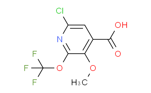 6-Chloro-3-methoxy-2-(trifluoromethoxy)pyridine-4-carboxylic acid
