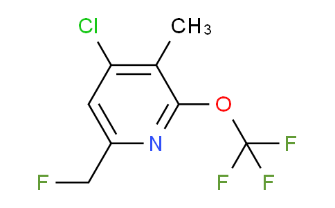 4-Chloro-6-(fluoromethyl)-3-methyl-2-(trifluoromethoxy)pyridine
