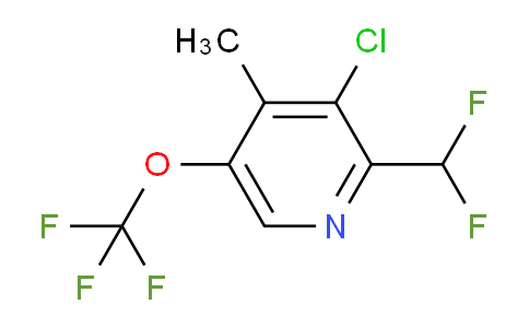 AM181520 | 1806098-17-8 | 3-Chloro-2-(difluoromethyl)-4-methyl-5-(trifluoromethoxy)pyridine