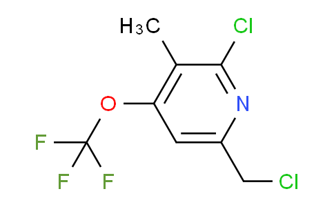 2-Chloro-6-(chloromethyl)-3-methyl-4-(trifluoromethoxy)pyridine