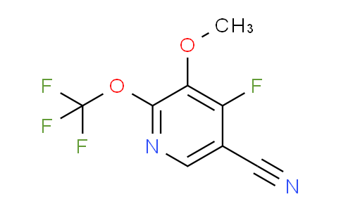 5-Cyano-4-fluoro-3-methoxy-2-(trifluoromethoxy)pyridine