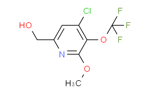4-Chloro-2-methoxy-3-(trifluoromethoxy)pyridine-6-methanol