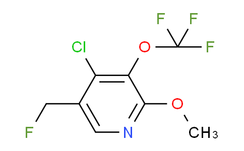 4-Chloro-5-(fluoromethyl)-2-methoxy-3-(trifluoromethoxy)pyridine
