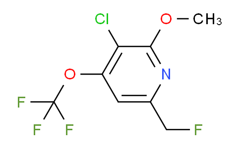 3-Chloro-6-(fluoromethyl)-2-methoxy-4-(trifluoromethoxy)pyridine