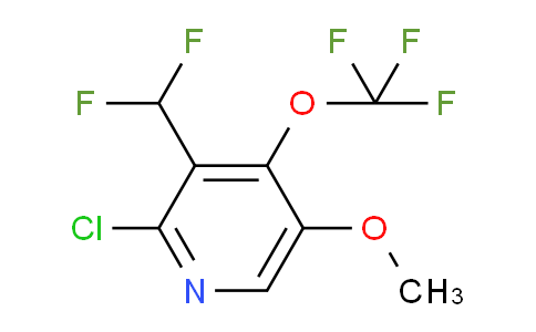 2-Chloro-3-(difluoromethyl)-5-methoxy-4-(trifluoromethoxy)pyridine
