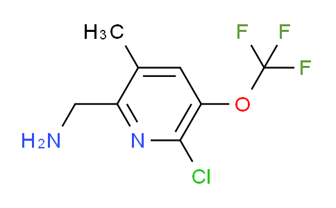 2-(Aminomethyl)-6-chloro-3-methyl-5-(trifluoromethoxy)pyridine