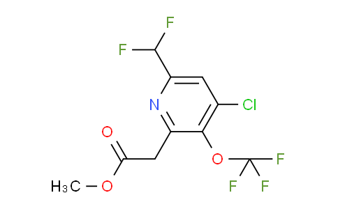 AM181601 | 1804328-12-8 | Methyl 4-chloro-6-(difluoromethyl)-3-(trifluoromethoxy)pyridine-2-acetate