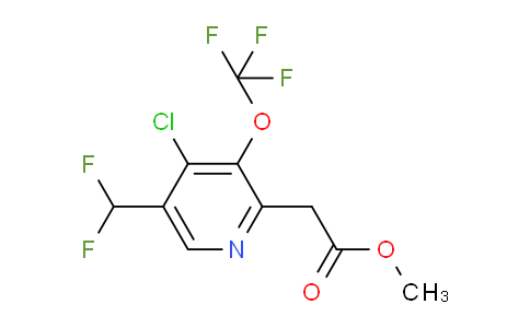 AM181603 | 1804641-26-6 | Methyl 4-chloro-5-(difluoromethyl)-3-(trifluoromethoxy)pyridine-2-acetate