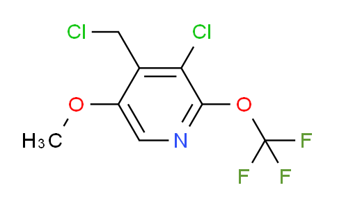 3-Chloro-4-(chloromethyl)-5-methoxy-2-(trifluoromethoxy)pyridine