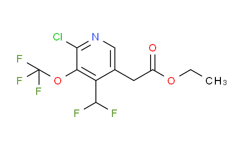 AM181614 | 1804560-20-0 | Ethyl 2-chloro-4-(difluoromethyl)-3-(trifluoromethoxy)pyridine-5-acetate