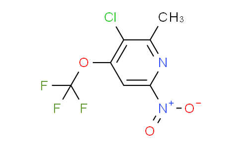3-Chloro-2-methyl-6-nitro-4-(trifluoromethoxy)pyridine