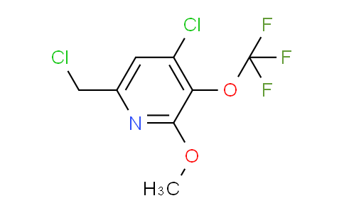 4-Chloro-6-(chloromethyl)-2-methoxy-3-(trifluoromethoxy)pyridine