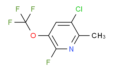 AM181636 | 1804638-76-3 | 3-Chloro-6-fluoro-2-methyl-5-(trifluoromethoxy)pyridine