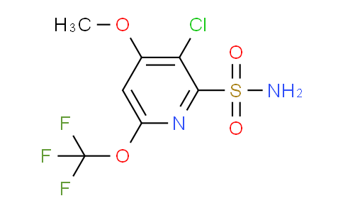 3-Chloro-4-methoxy-6-(trifluoromethoxy)pyridine-2-sulfonamide
