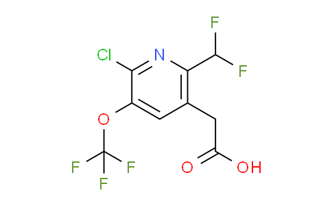 AM181681 | 1803700-68-6 | 2-Chloro-6-(difluoromethyl)-3-(trifluoromethoxy)pyridine-5-acetic acid