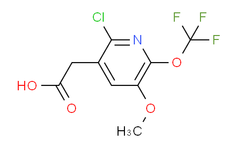 AM181685 | 1803696-57-2 | 2-Chloro-5-methoxy-6-(trifluoromethoxy)pyridine-3-acetic acid