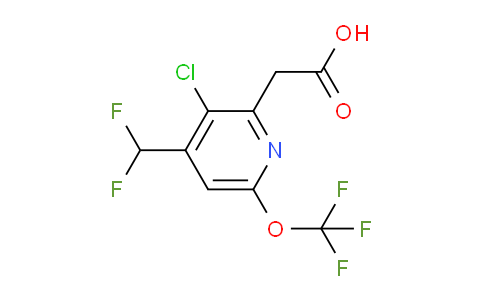 AM181689 | 1804640-99-0 | 3-Chloro-4-(difluoromethyl)-6-(trifluoromethoxy)pyridine-2-acetic acid