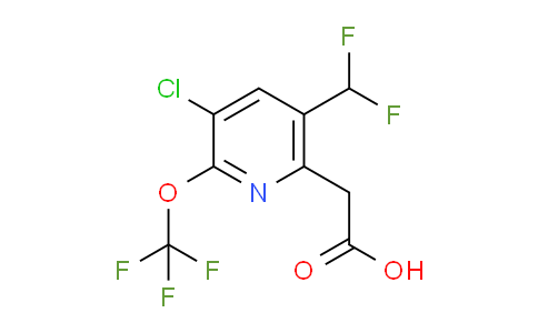 AM181692 | 1804711-71-4 | 3-Chloro-5-(difluoromethyl)-2-(trifluoromethoxy)pyridine-6-acetic acid