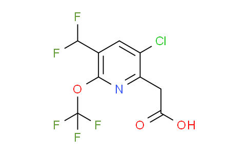 AM181695 | 1804327-92-1 | 3-Chloro-5-(difluoromethyl)-6-(trifluoromethoxy)pyridine-2-acetic acid