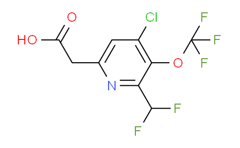 AM181696 | 1803700-80-2 | 4-Chloro-2-(difluoromethyl)-3-(trifluoromethoxy)pyridine-6-acetic acid