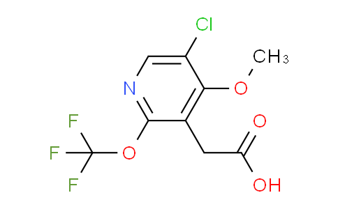 AM181697 | 1803617-77-7 | 5-Chloro-4-methoxy-2-(trifluoromethoxy)pyridine-3-acetic acid