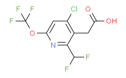 AM181698 | 1804474-28-9 | 4-Chloro-2-(difluoromethyl)-6-(trifluoromethoxy)pyridine-3-acetic acid