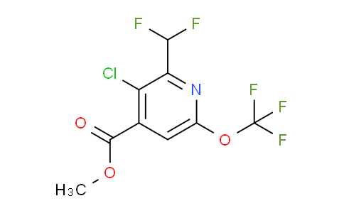 AM181708 | 1806101-94-9 | Methyl 3-chloro-2-(difluoromethyl)-6-(trifluoromethoxy)pyridine-4-carboxylate