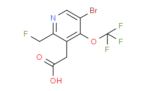 AM181711 | 1806225-46-6 | 5-Bromo-2-(fluoromethyl)-4-(trifluoromethoxy)pyridine-3-acetic acid