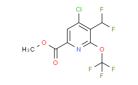 AM181724 | 1804640-94-5 | Methyl 4-chloro-3-(difluoromethyl)-2-(trifluoromethoxy)pyridine-6-carboxylate