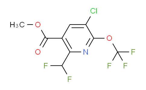 AM181730 | 1804640-95-6 | Methyl 3-chloro-6-(difluoromethyl)-2-(trifluoromethoxy)pyridine-5-carboxylate