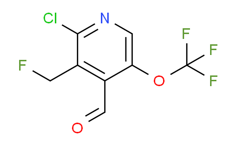 2-Chloro-3-(fluoromethyl)-5-(trifluoromethoxy)pyridine-4-carboxaldehyde