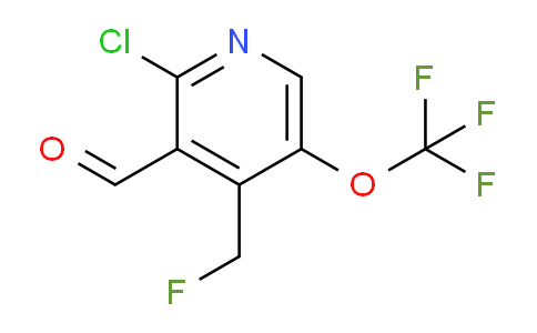 2-Chloro-4-(fluoromethyl)-5-(trifluoromethoxy)pyridine-3-carboxaldehyde