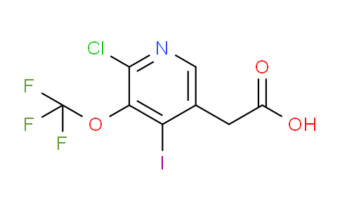 2-Chloro-4-iodo-3-(trifluoromethoxy)pyridine-5-acetic acid
