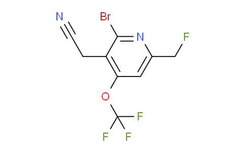 AM181760 | 1806098-21-4 | 2-Bromo-6-(fluoromethyl)-4-(trifluoromethoxy)pyridine-3-acetonitrile