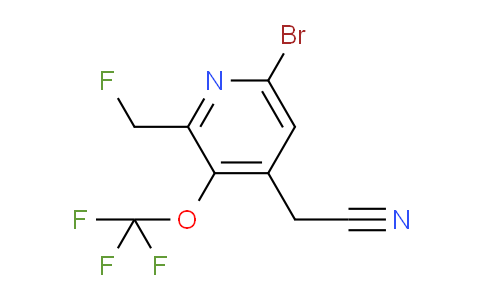 AM181762 | 1804545-57-0 | 6-Bromo-2-(fluoromethyl)-3-(trifluoromethoxy)pyridine-4-acetonitrile